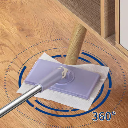 Easy-Clean Mini Mop With Auto Cloth Grip