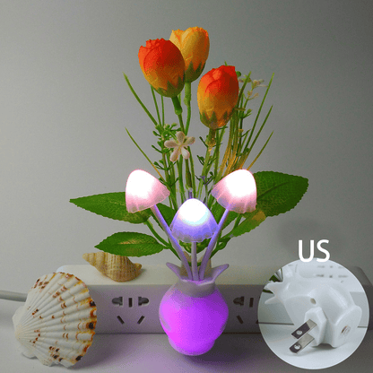 LED Mushroom Multi-color Night Lights