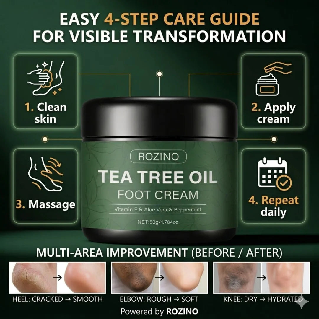 Soothing Foot Cream With Aloe Vera And Tea Tree (Pack of 2)