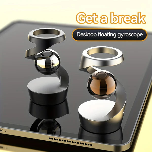 Desktop Laptop Floating Rotating Stress Relief Gyroscope