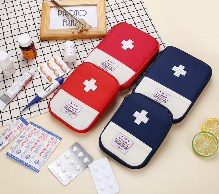 Mini Portable Medical Bag for Outdoor Camping Hiking Home Travel Emergency