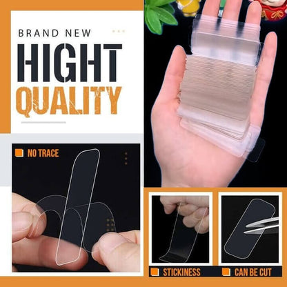 Multifunctional Double Sided Adhesive Tape - Pack Of 60