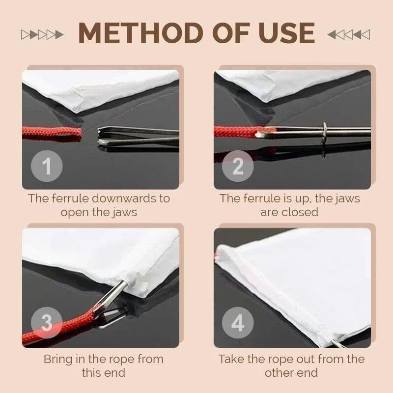 DIY Rope Threader Clip - Pack Of 2