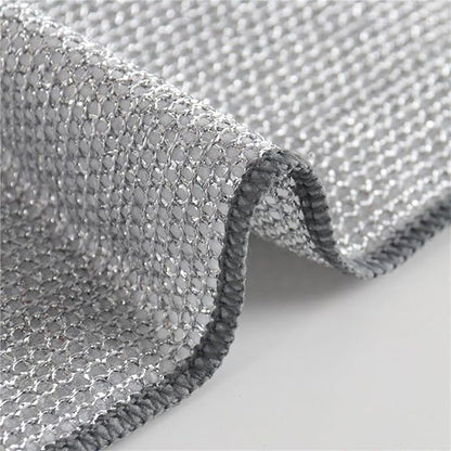 Multifunctional Wire Dish Cloth - Pack Of 5