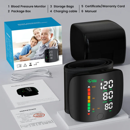 PulseGuard™ Wrist Blood Pressure Monitor