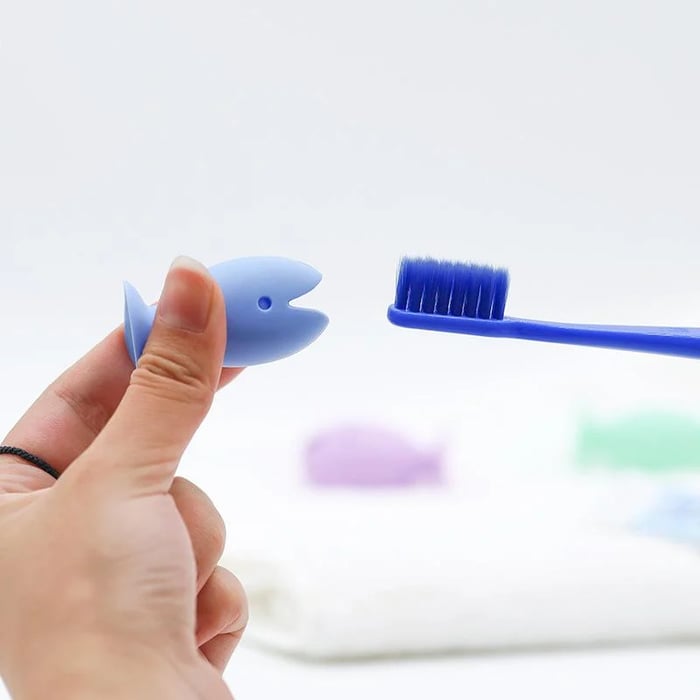 Tooth Brush Cover Cap Stand - Pack Of 4