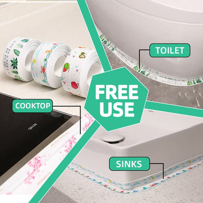 Magic Anti-Mold Peel & Stick Self Adhesive Caulk Tape Strip