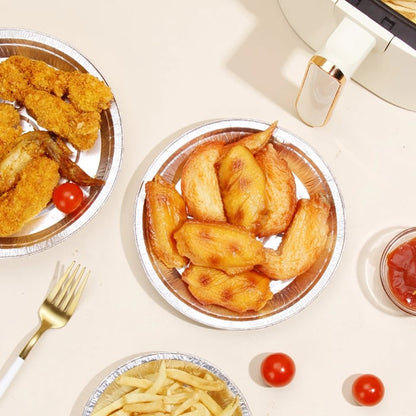 Reusable Aluminum Foil Air Fryer Liners - Pack Of 50