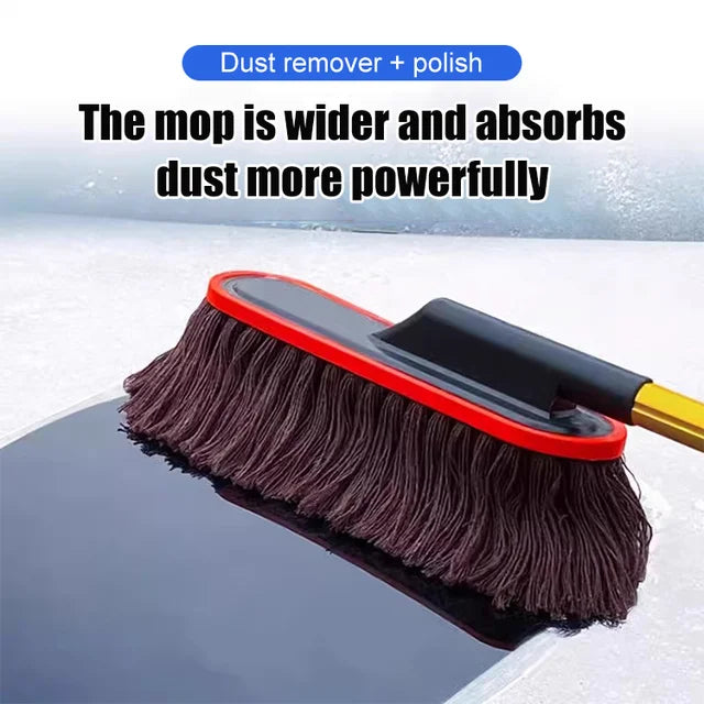 Car Duster with Extendable Telescoping Handle