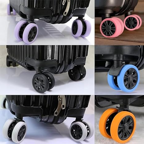 Luggage Wheel Protection Covers for 8 Spinner Wheels Luggage - Pack Of 8
