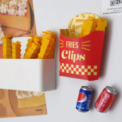 Magnetic French Fries Sealing Clip - Pack Of 12