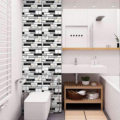 Marble pattern 3D wall stickers 10 PCS