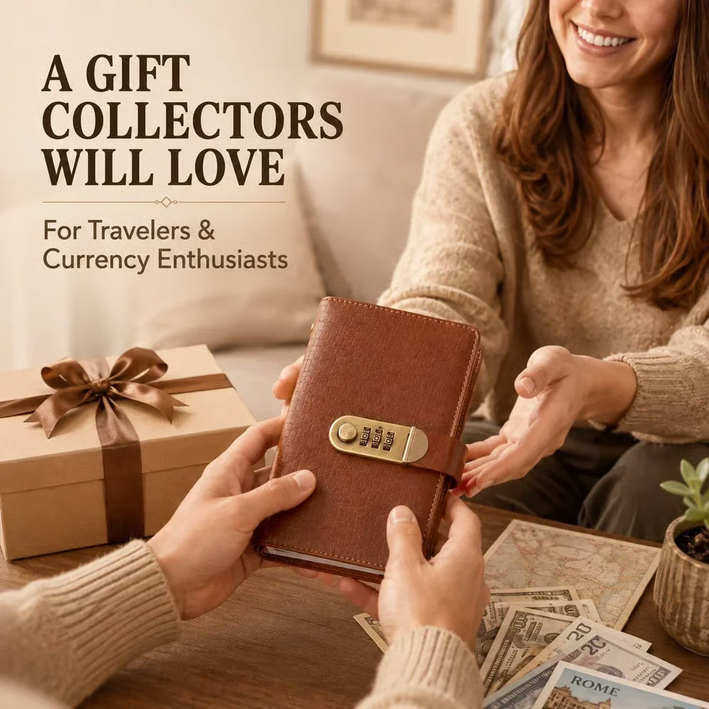 VaultMate™ Savings Book – Lockable Cash Organizer & Savings Planner