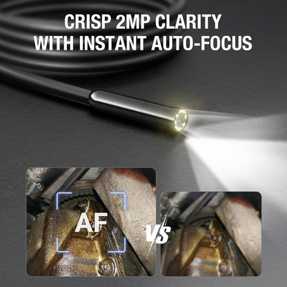 🔎 Plug-and-Play Endoscope Camera - Compatible with Android & iPhone & ipad for Direct Connection