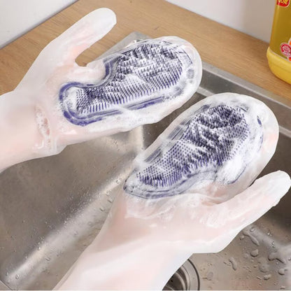 Multipurpose Silicone Cleaning Gloves