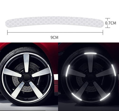 Tire Reflective Warning Stickers