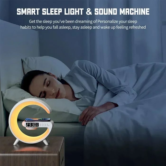 LED G-Lamp Wireless charger RGB Light Bluetooth Speaker