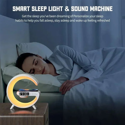 LED G-Lamp Wireless charger RGB Light Bluetooth Speaker
