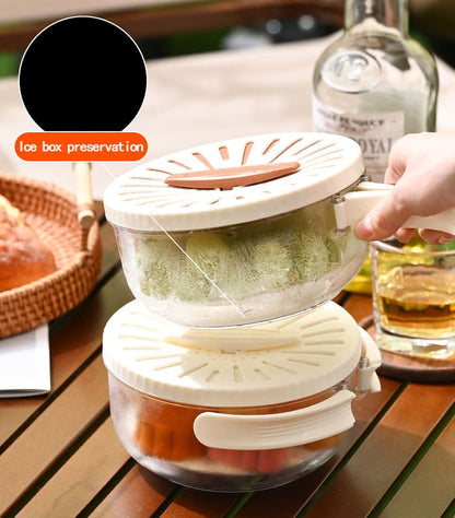 Multifunctional fruit and vegetable washing bowl