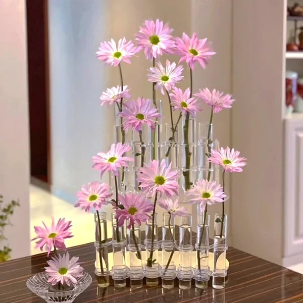 Hinged Flower Vase - 6 Tubes
