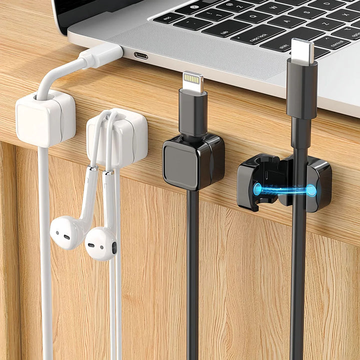 MagnaClip Magnetic Cable Organizer - Pack Of 6