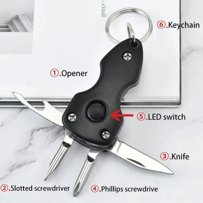 Multifunctional Folding Keychain
