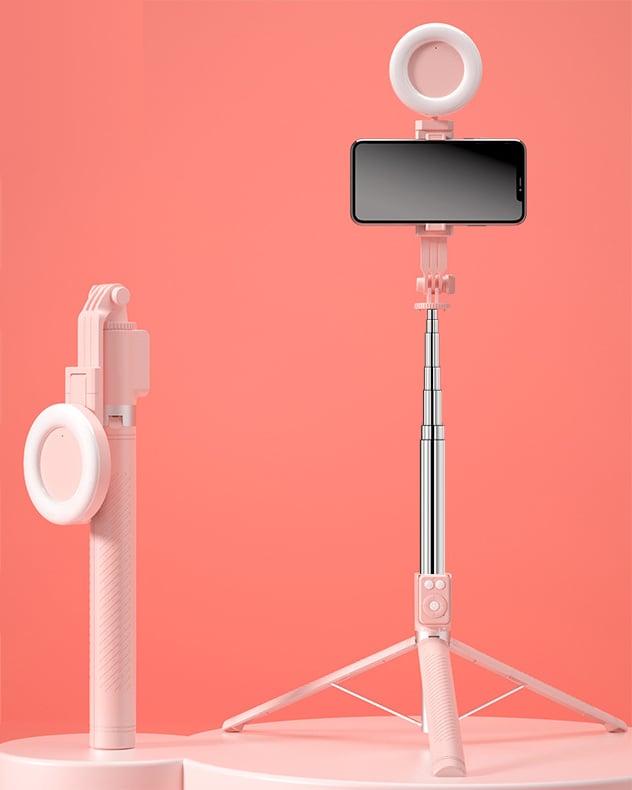 New 6 in 1 Bluetooth selfie stick