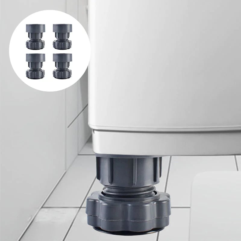 Height-Adjustable Washing Machine Stand - Pack Of 4