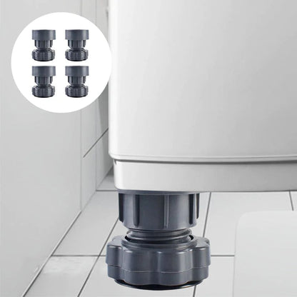 Height-Adjustable Washing Machine Stand - Pack Of 4