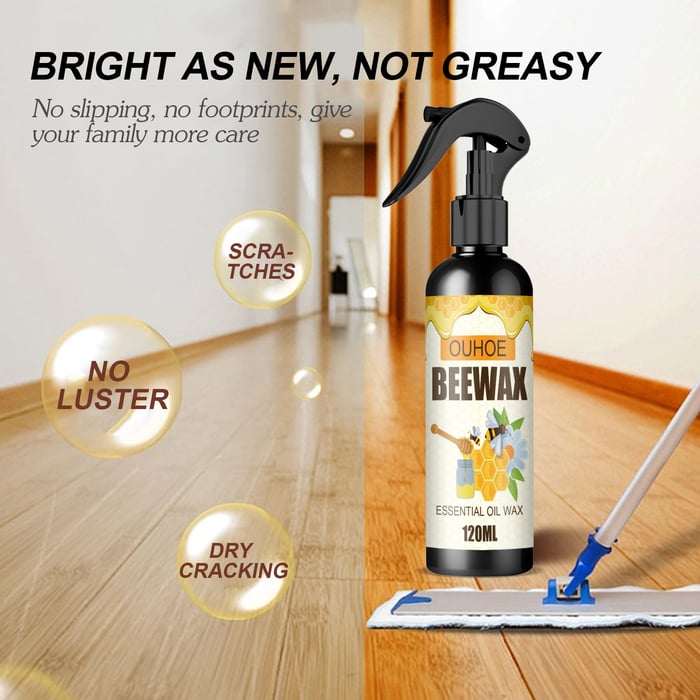 (Pack of 2) Natural Micro-Molecularized Beeswax Spray