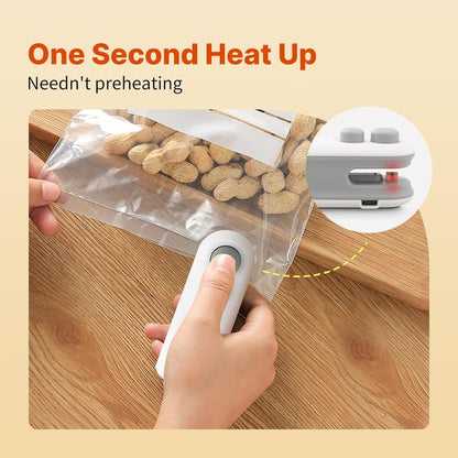 Mini Bag Sealer 2 in 1 Sealing & Cutting