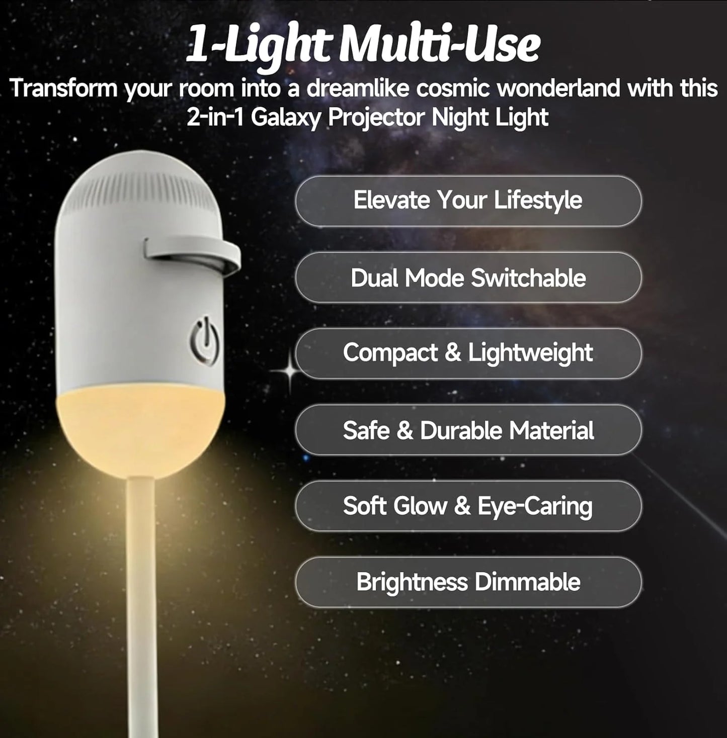 Wall Projection Lamp Starry Usb Starry Sky Ambience Light