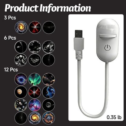 Wall Projection Lamp Starry Usb Starry Sky Ambience Light