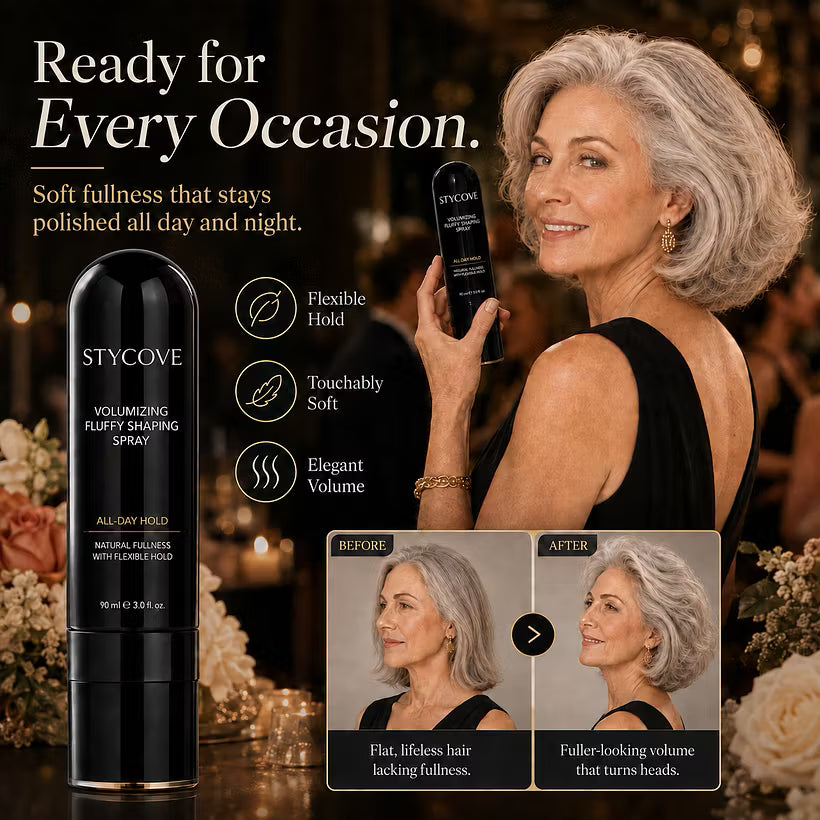 90ml Fluffy Hair Shaping Spray Long Lasting Volumizing Mist with Peach Fragrance (IMPORTED)