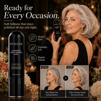 90ml Fluffy Hair Shaping Spray Long Lasting Volumizing Mist with Peach Fragrance (IMPORTED)
