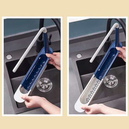 Kitchen Sink Shelf Flexible Drain Storage Basket