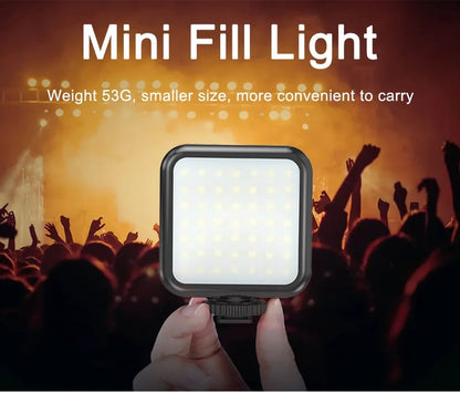 Professional Live Video Mobile Phone Photography Set with Fill Light Microphone Tripod
