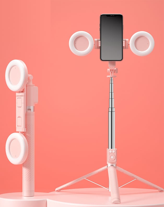 New 6 in 1 Bluetooth selfie stick