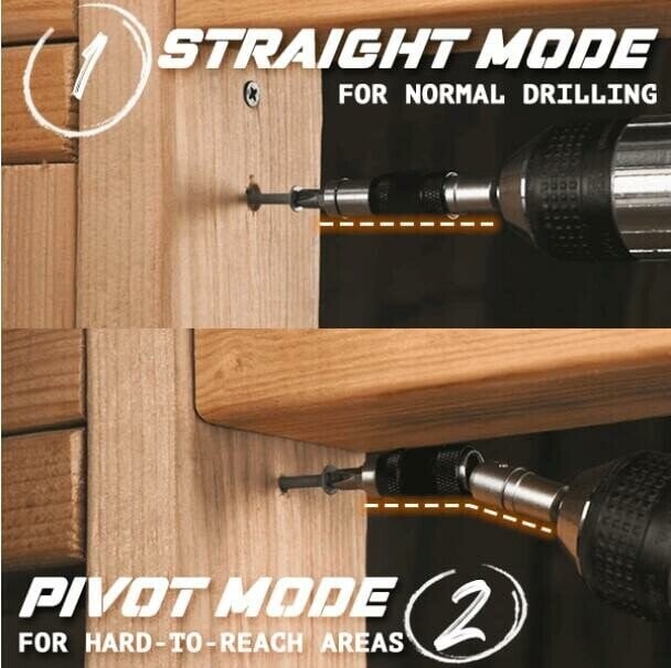 Magnetic swiveling bit tip holder