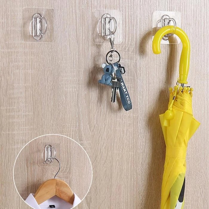 Multifunctional Round hook - Pack Of 6