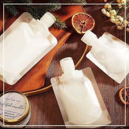 Portable Travel Fluid Makeup Packing Bag - Pack Of 5