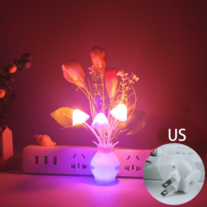 LED Mushroom Multi-color Night Lights