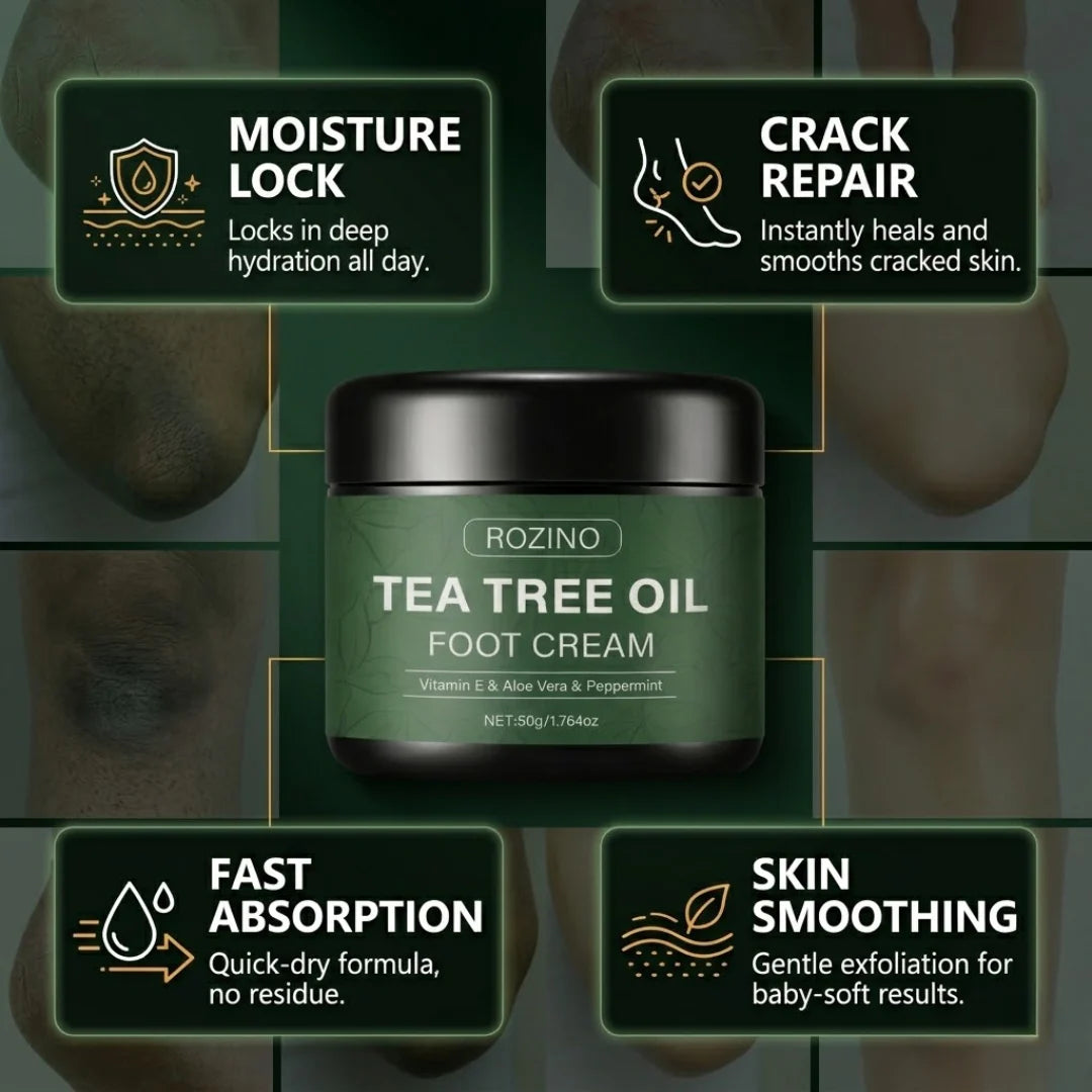 Soothing Foot Cream With Aloe Vera And Tea Tree (Pack of 2)