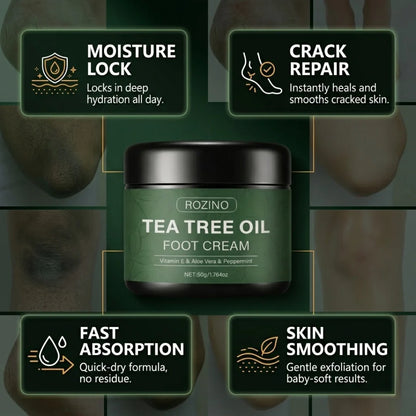 Soothing Foot Cream With Aloe Vera And Tea Tree (Pack of 2)