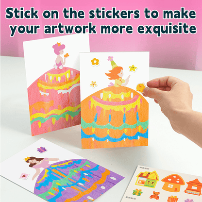 DIY Rainbow Scratch Art