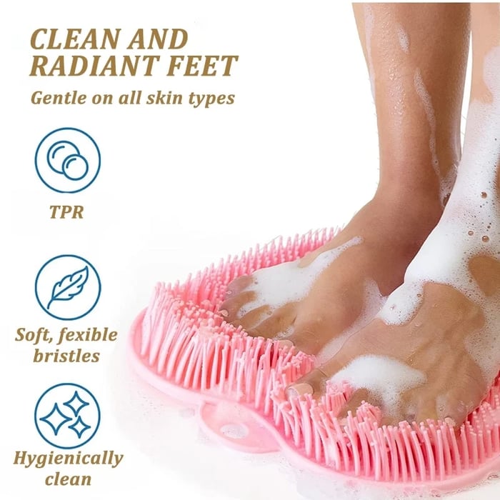 Multi-purpose Shower Foot & Back Scrub Massage Pad