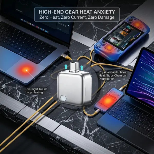 Smart Auto-Stop Charging Device for Mobile Smartphones & Handheld Devices