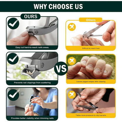 Stainless Steel Nail Clipper for Precision Trimming