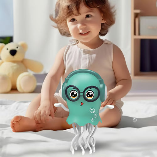 🏆Hot Sale⚡Magic Dancing Jellyfish Toy： LED Lights, Music & Smart Obstacle Avoidance