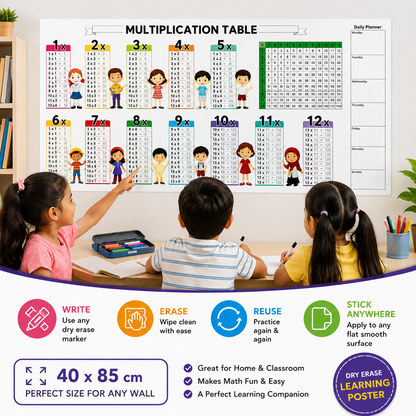 📚Educational Dry Erase Color Multiplication For Kids